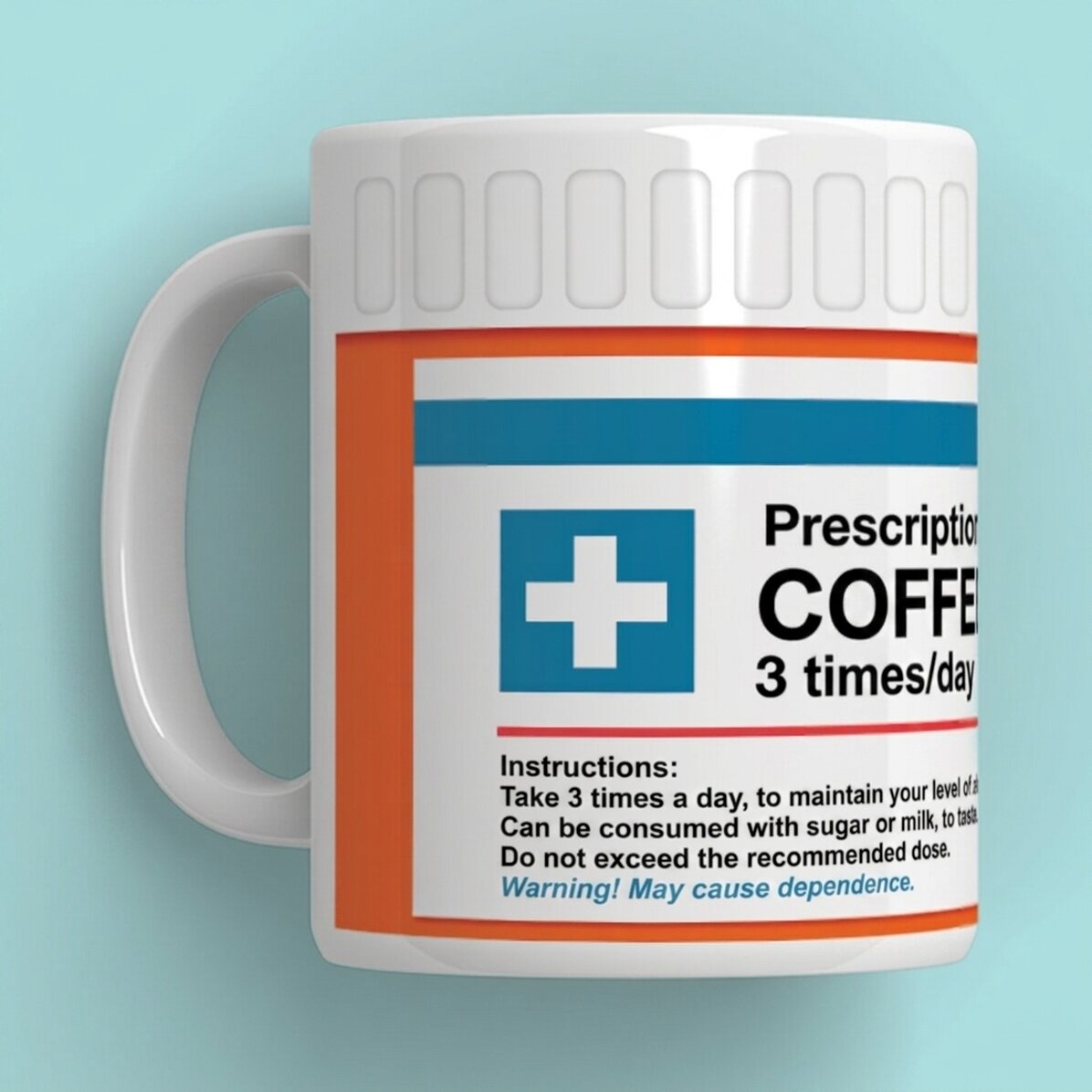 Personalised mug with message - Prescription