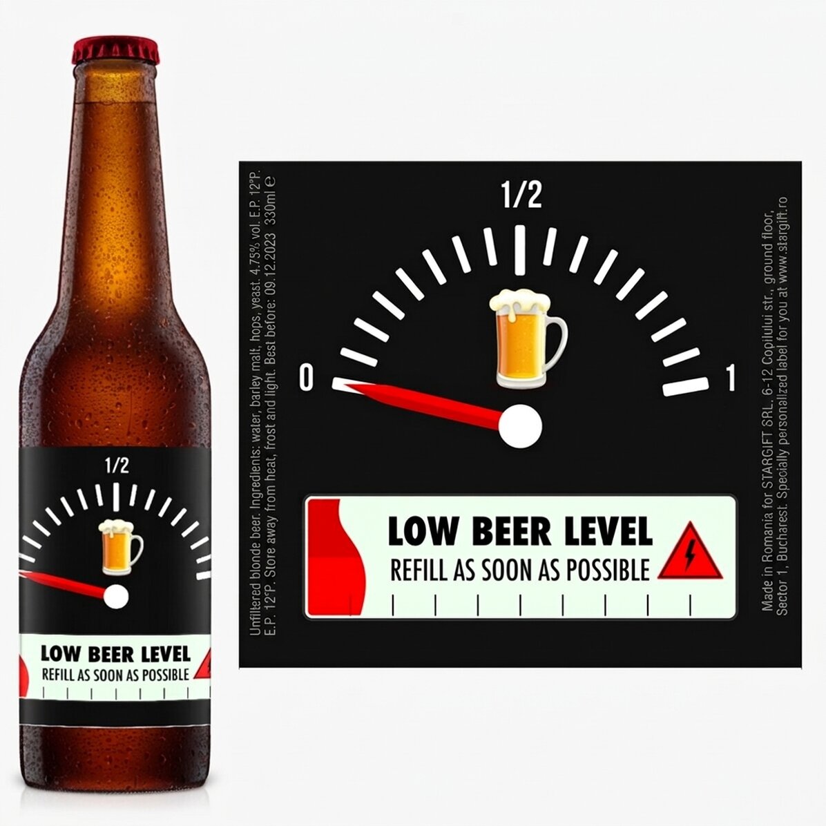 Personalised beer with text - Refill