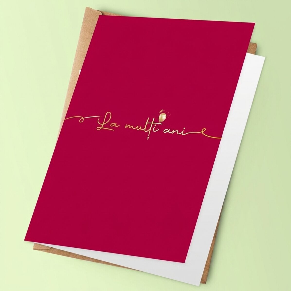 Personalised birthday card with message