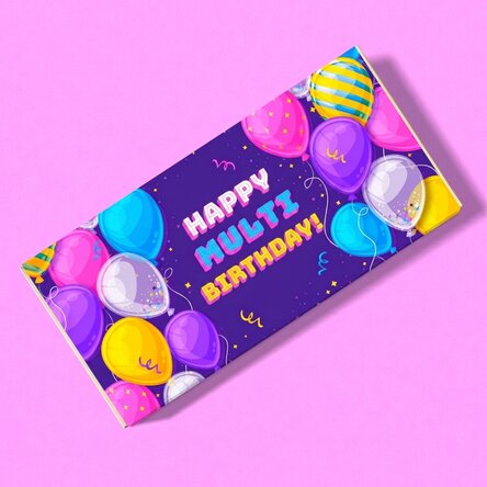 Personalised chocolate for birthdays