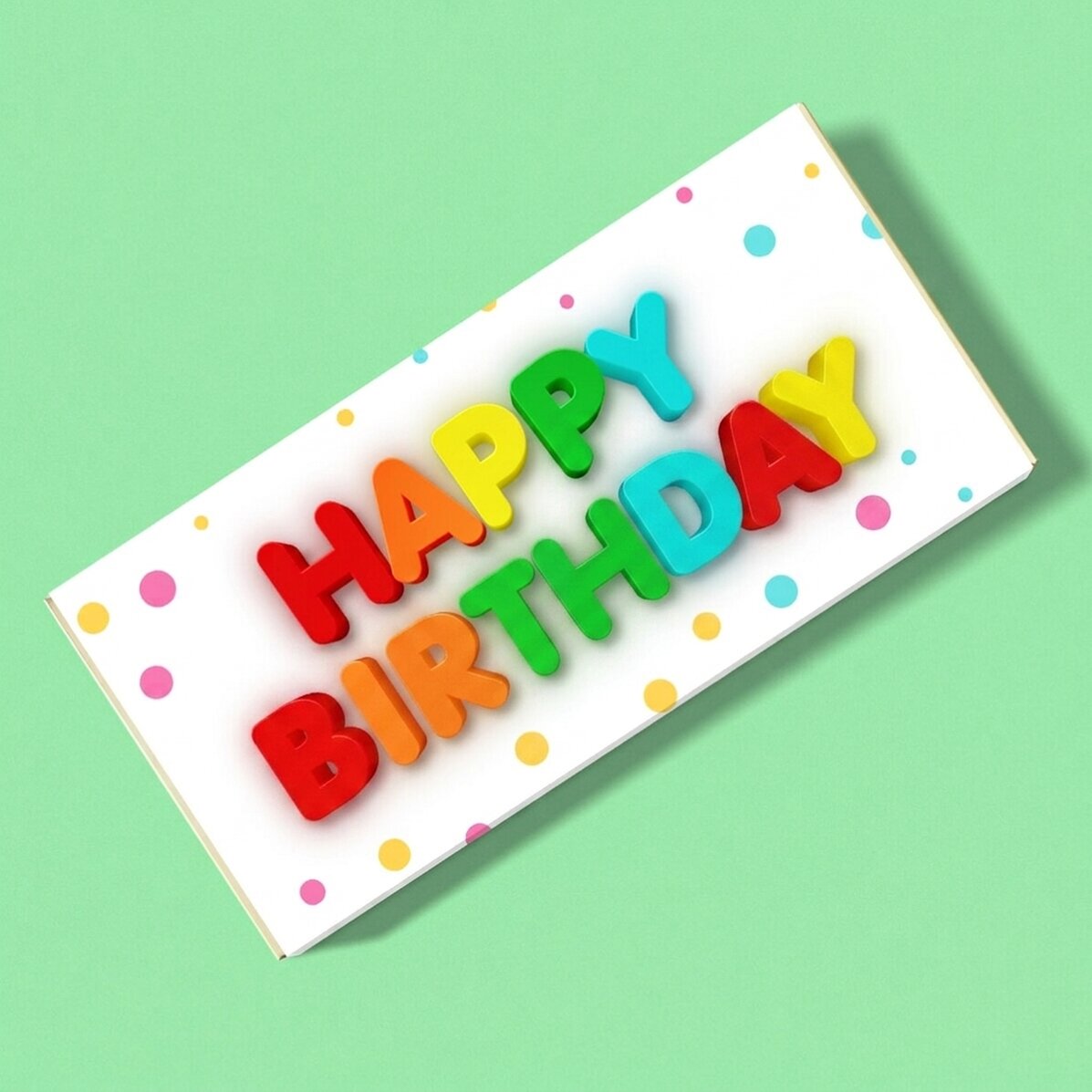 Personalised chocolate - Happy Birthday!