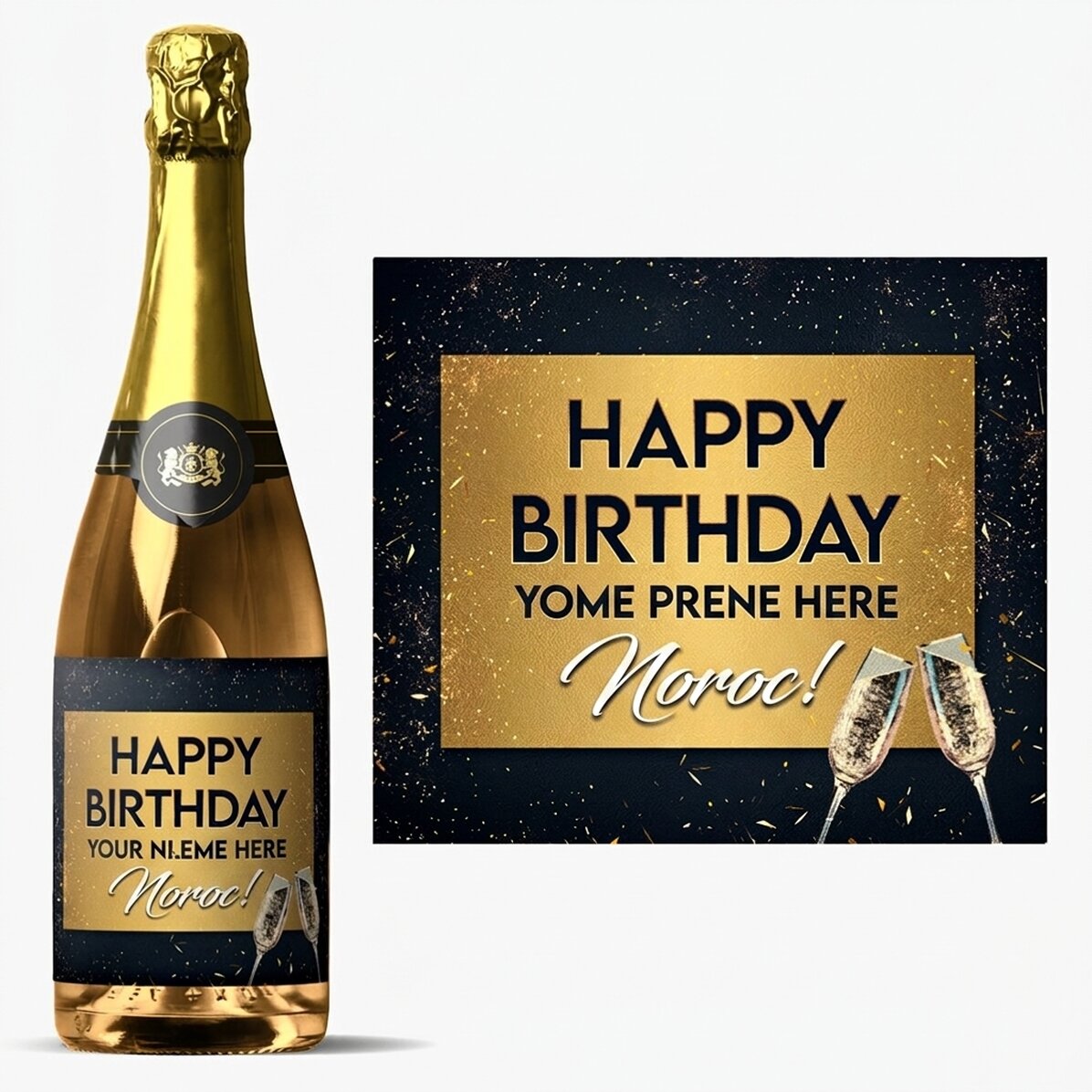 Personalised sparkling wine - Birthday Party