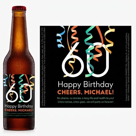Personalised beer with text - Cheers