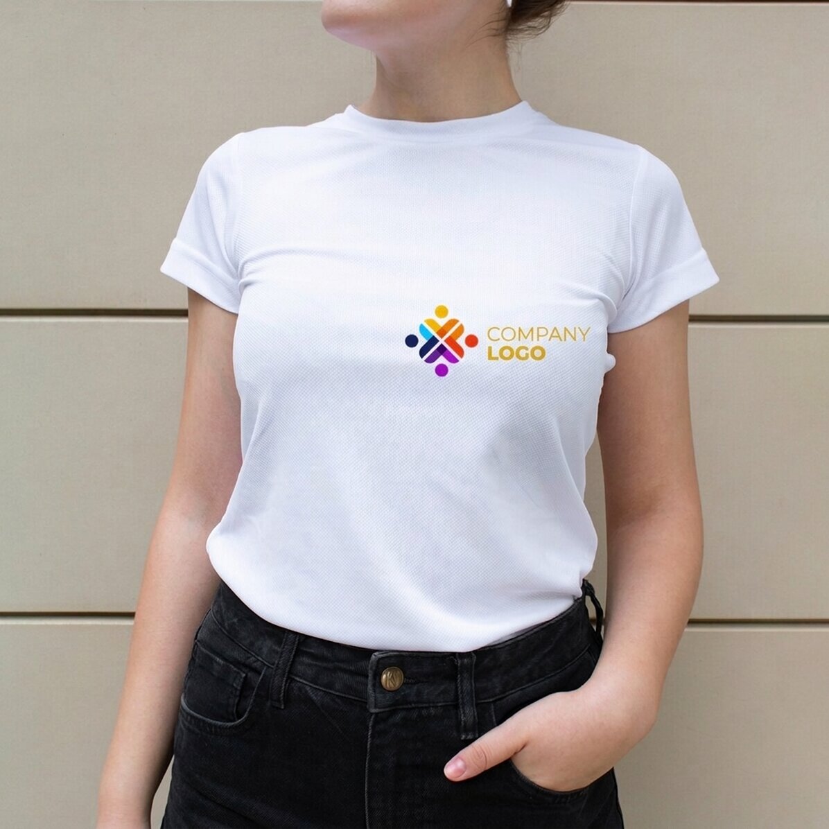 Personalised sports T-shirt with logo