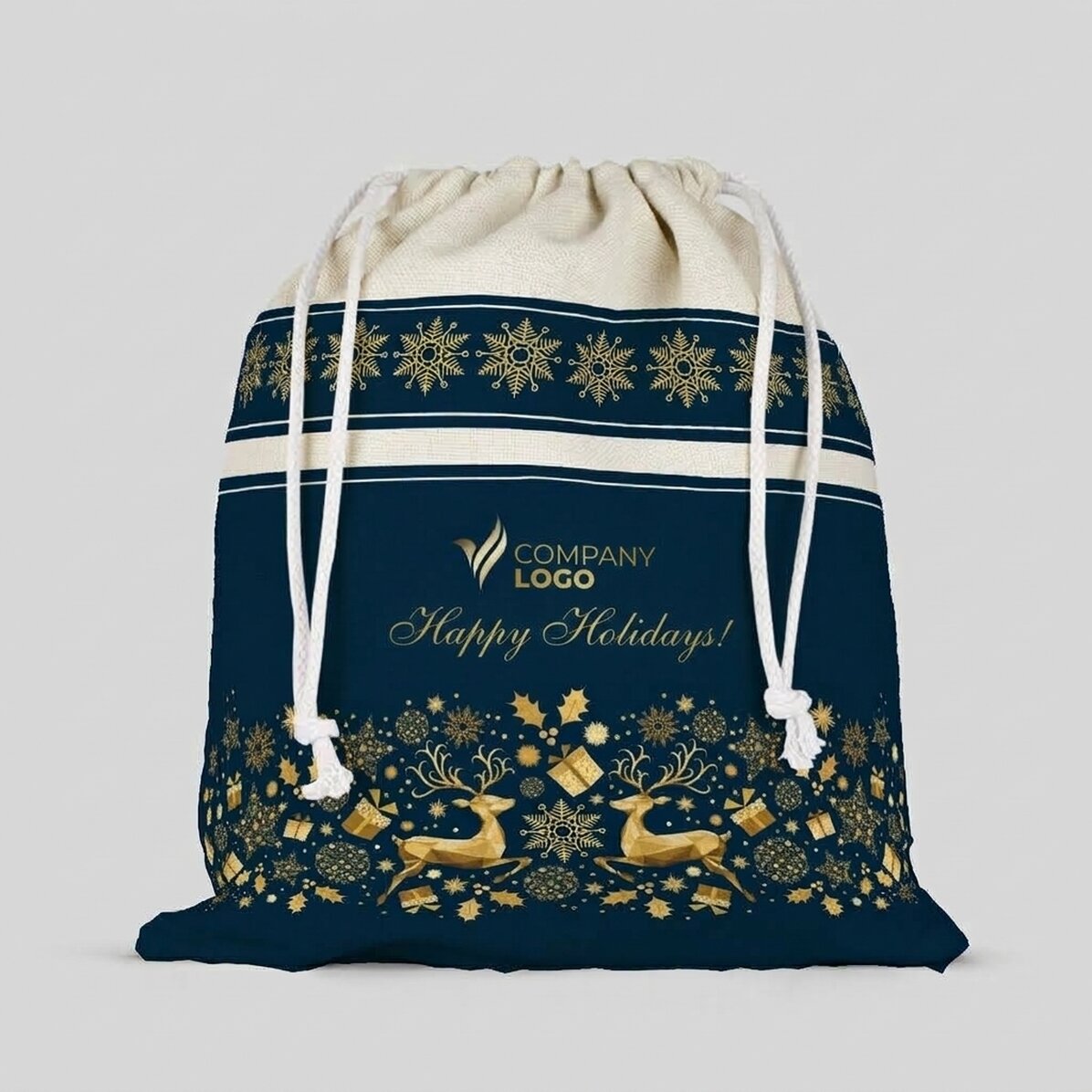 36x39 cm bag personalised with logo - Christmas Story