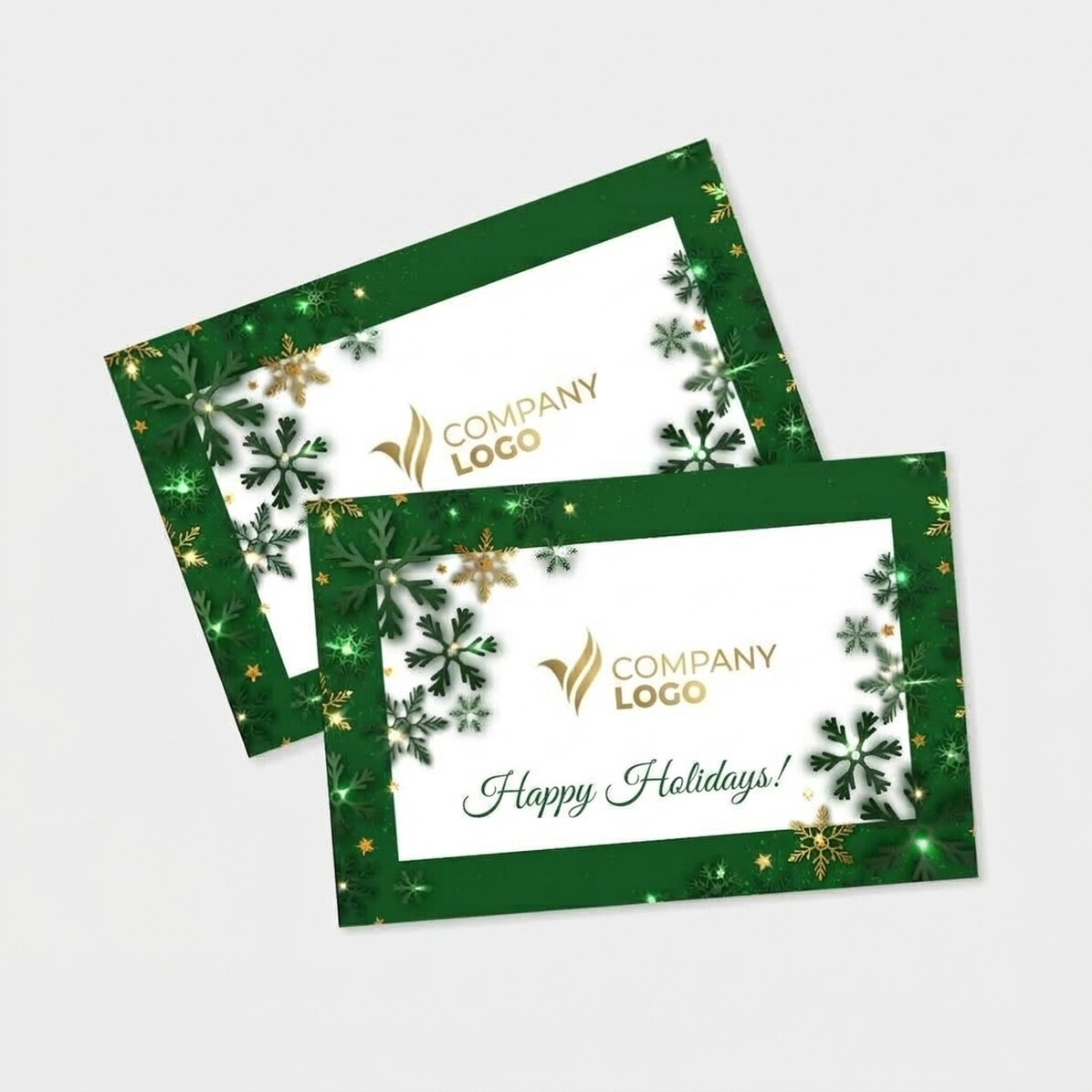 15x10 cm magnet customised with logo and text - Merry Christmas
