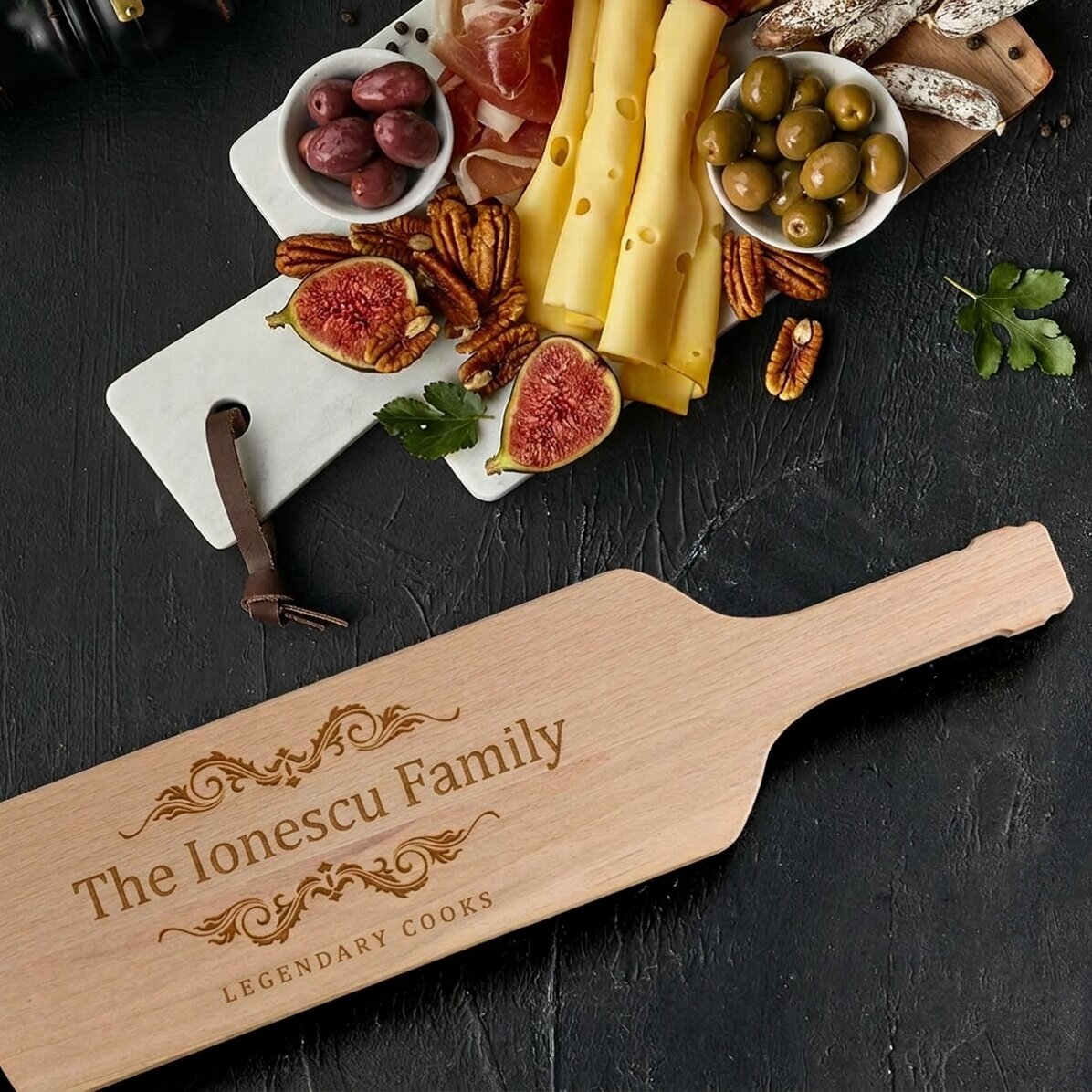 Customised bottle-shaped cheese slicer - Legendary Chefs