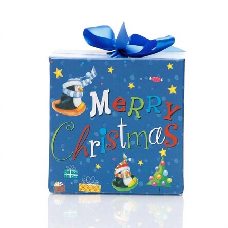 Christmas gift box - colourful gift model