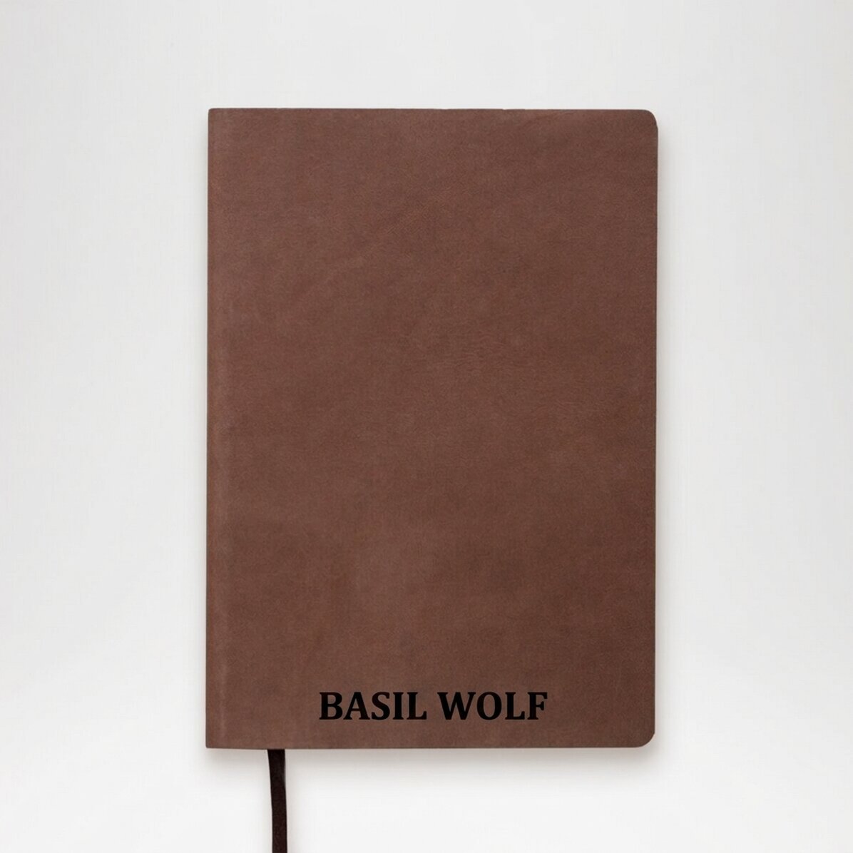 Leather diary personalised with initials or name