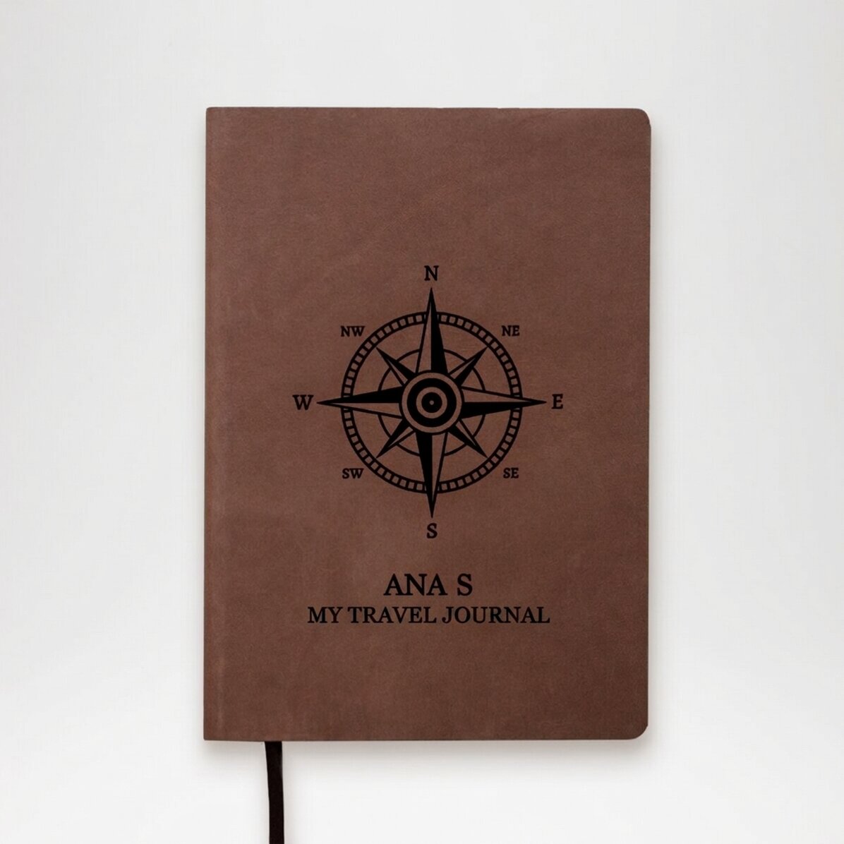 Personalised leather diary with name - Busola