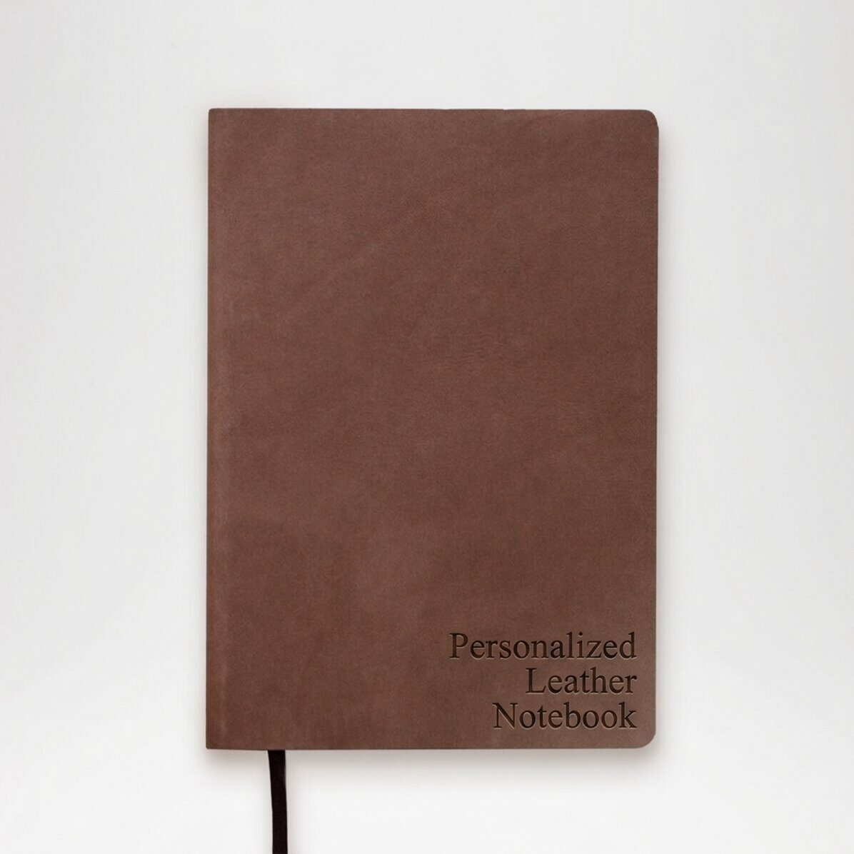 Leather diary personalised with your initials or name