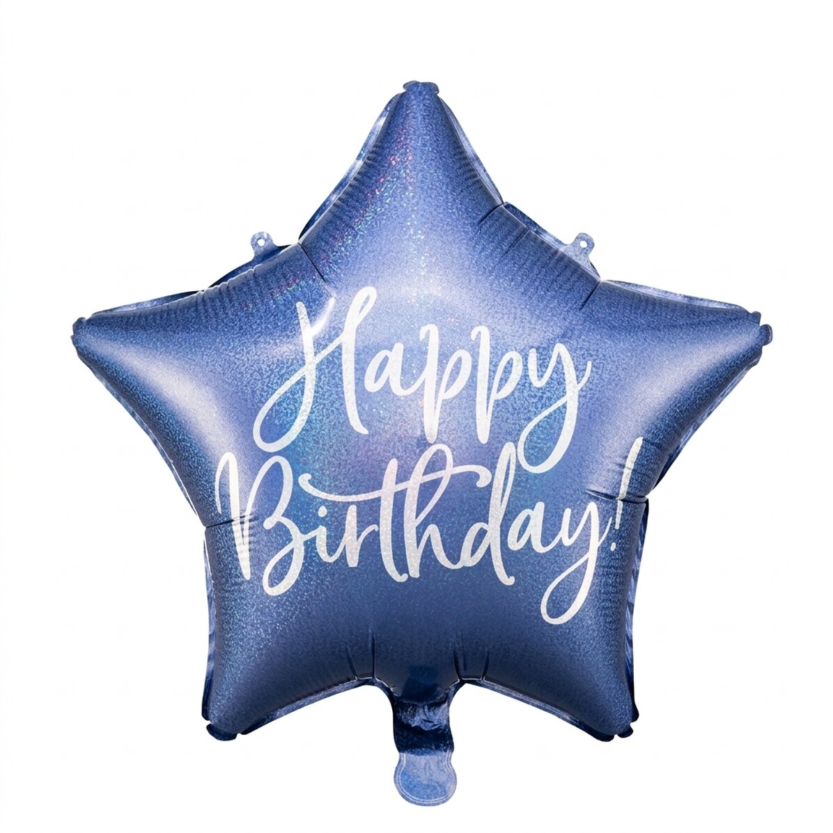 Balloon - blue star Happy Birthday