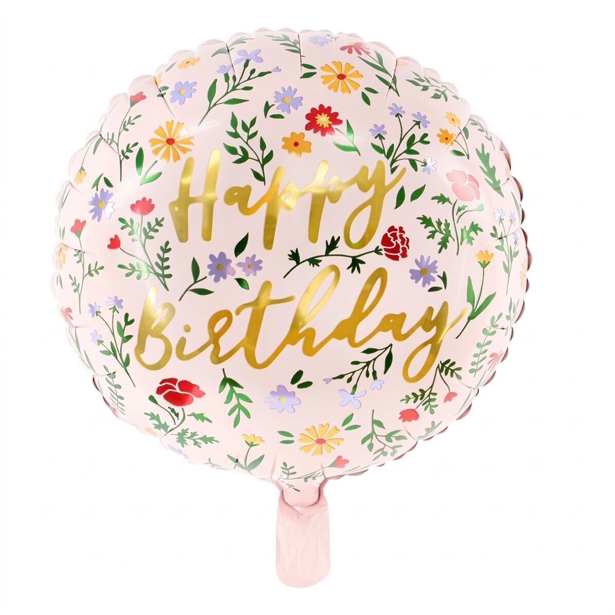 Balloon - Happy Birthday Flowers