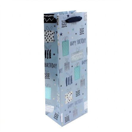 Gift bag for drinks - Happy Birthday gifts model