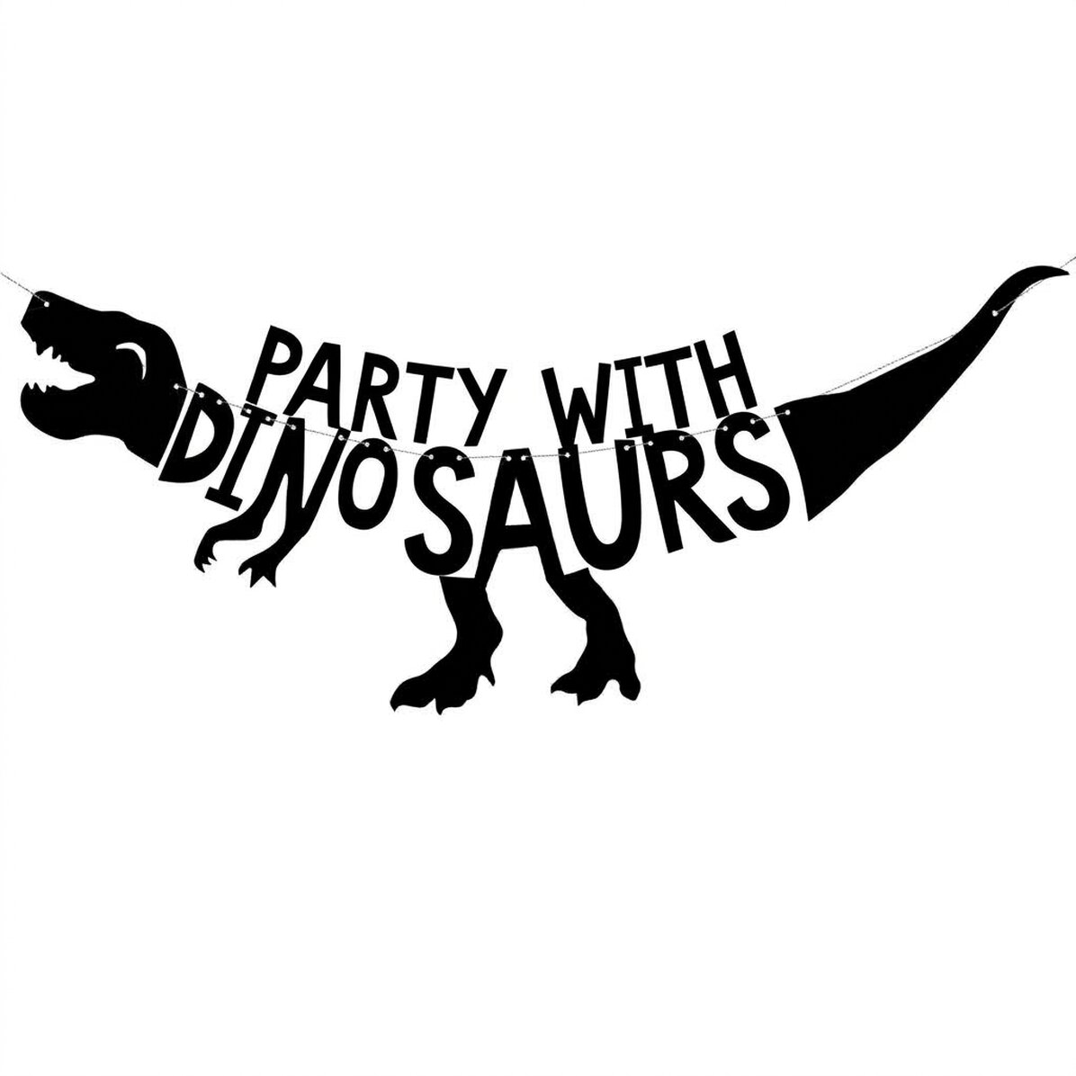 Dinosaur Dino Party Banner