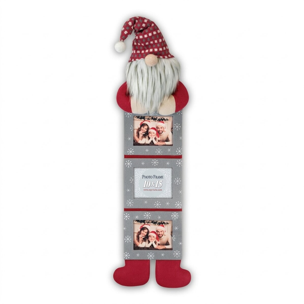 Christmas Elf photo frame with 3 photos - Boris model