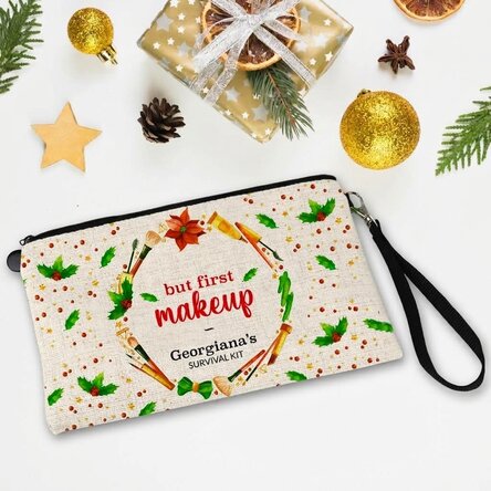 Personalised make-up kit with text Survival Kit
