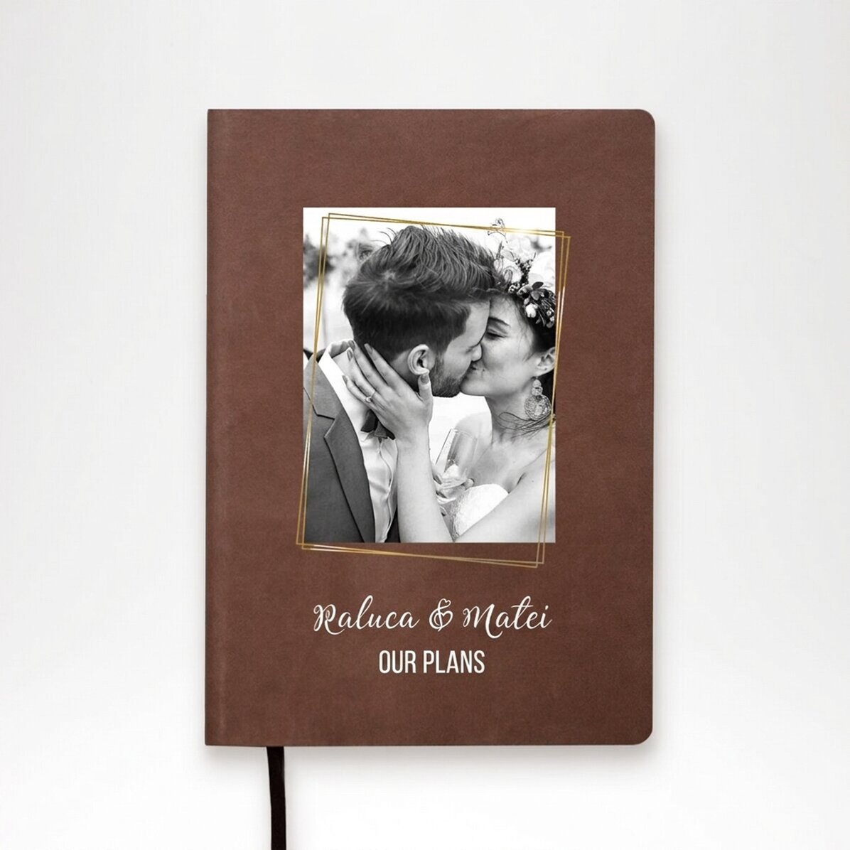 Personalised diary with text and photo - Our plans