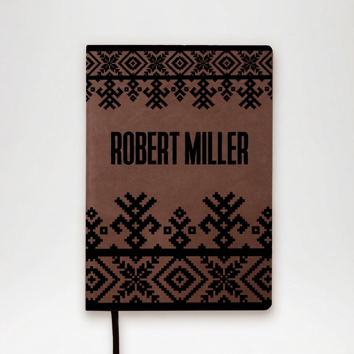 Personalised leather diary with name - Traditional model