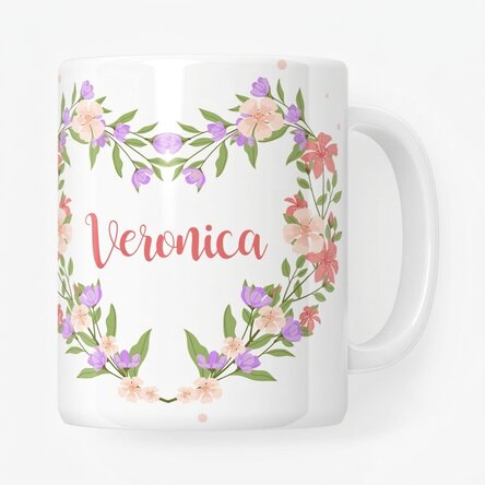 Personalised mug with name and message - Beautiful spring!