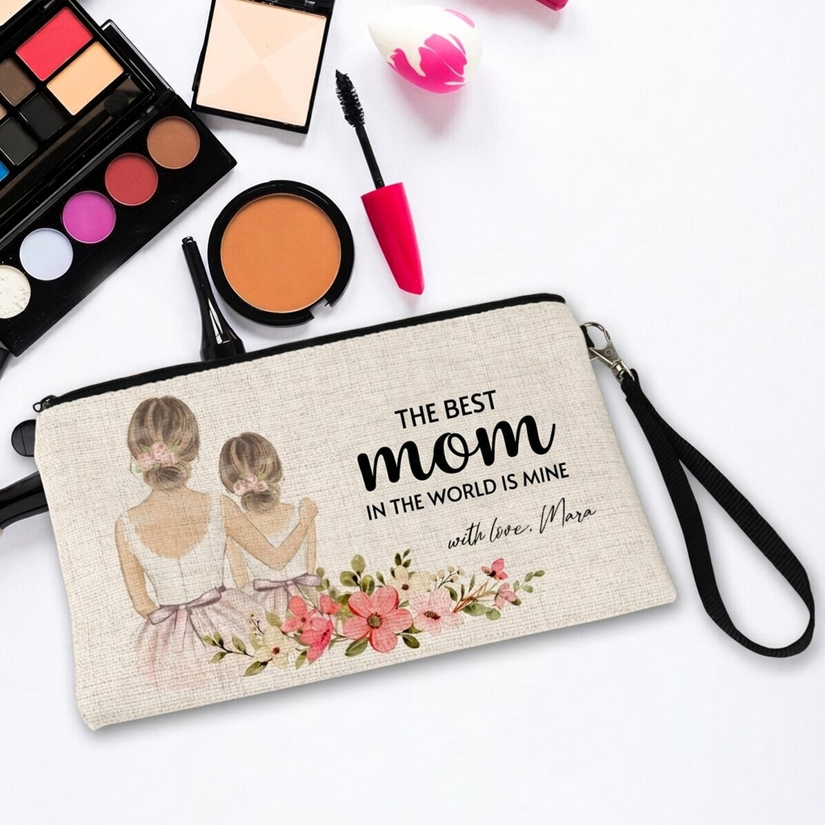 Personalised make-up kit with text - Mum