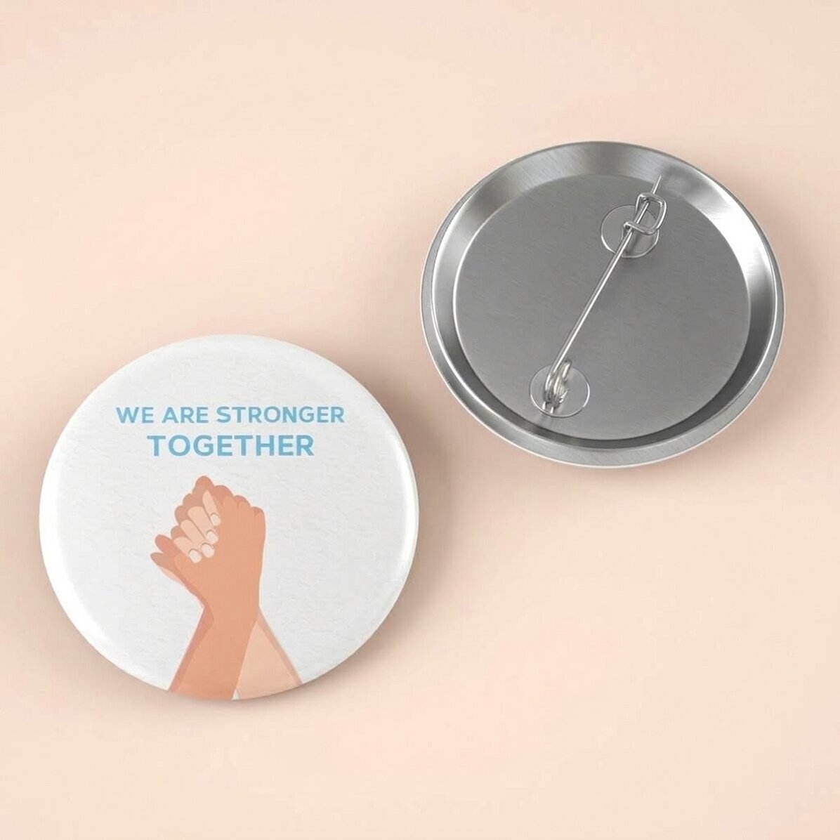 Personalised badge with text - Together