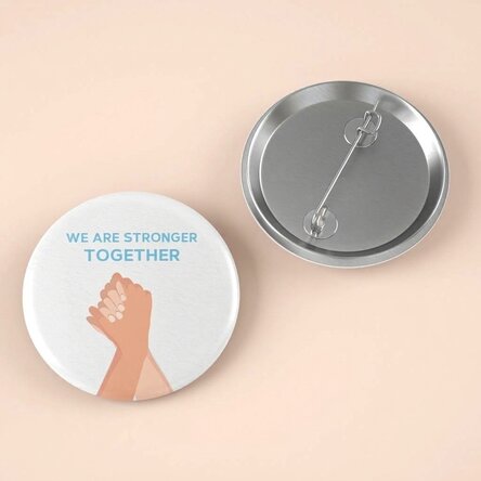 Personalised badge with text - Together