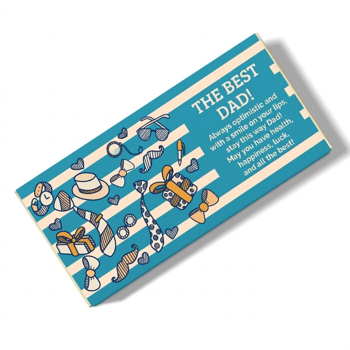Personalised chocolate with text - Best Dad!