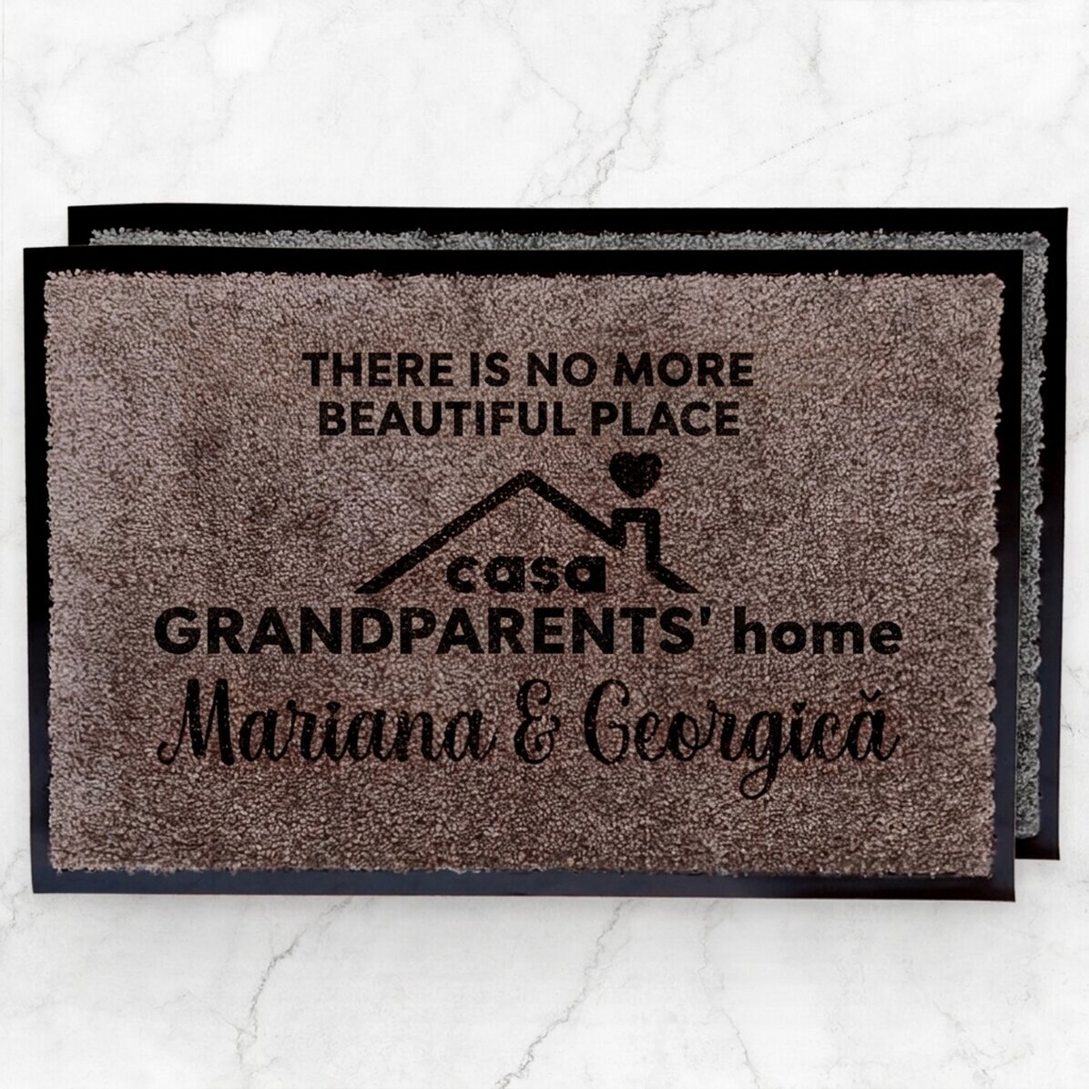 Personalised entrance mat with text - Grandparents