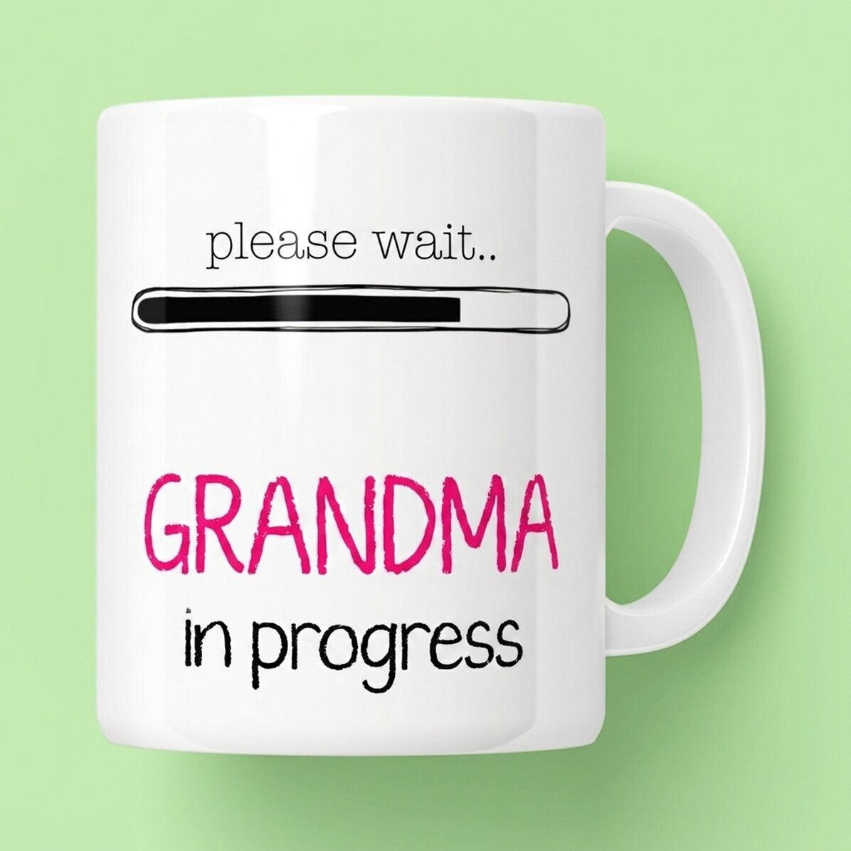 Personalised mug with text - Grandmother-to-be
