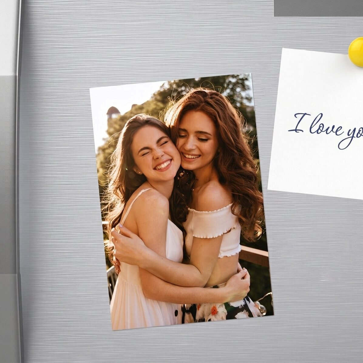 10x15 cm magnet personalised with a photo