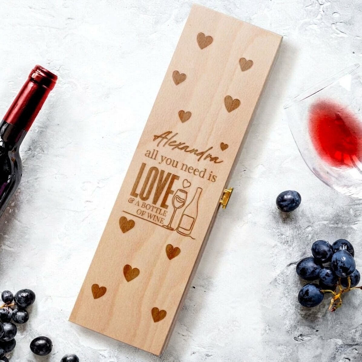 Personalised wine box for any occasion - All you need