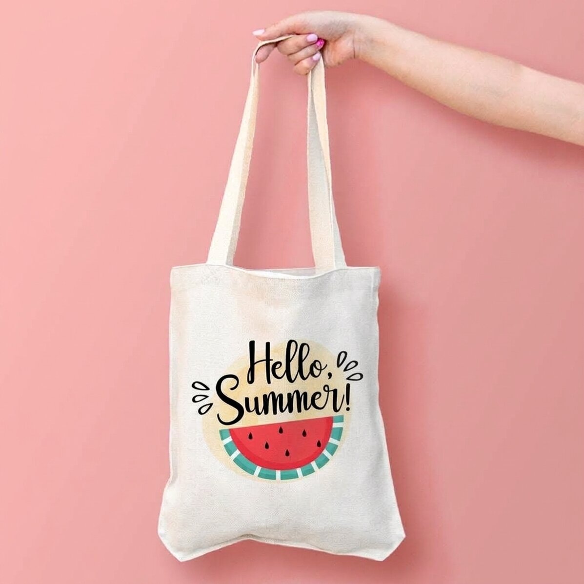 Personalised bag - Hello, summer