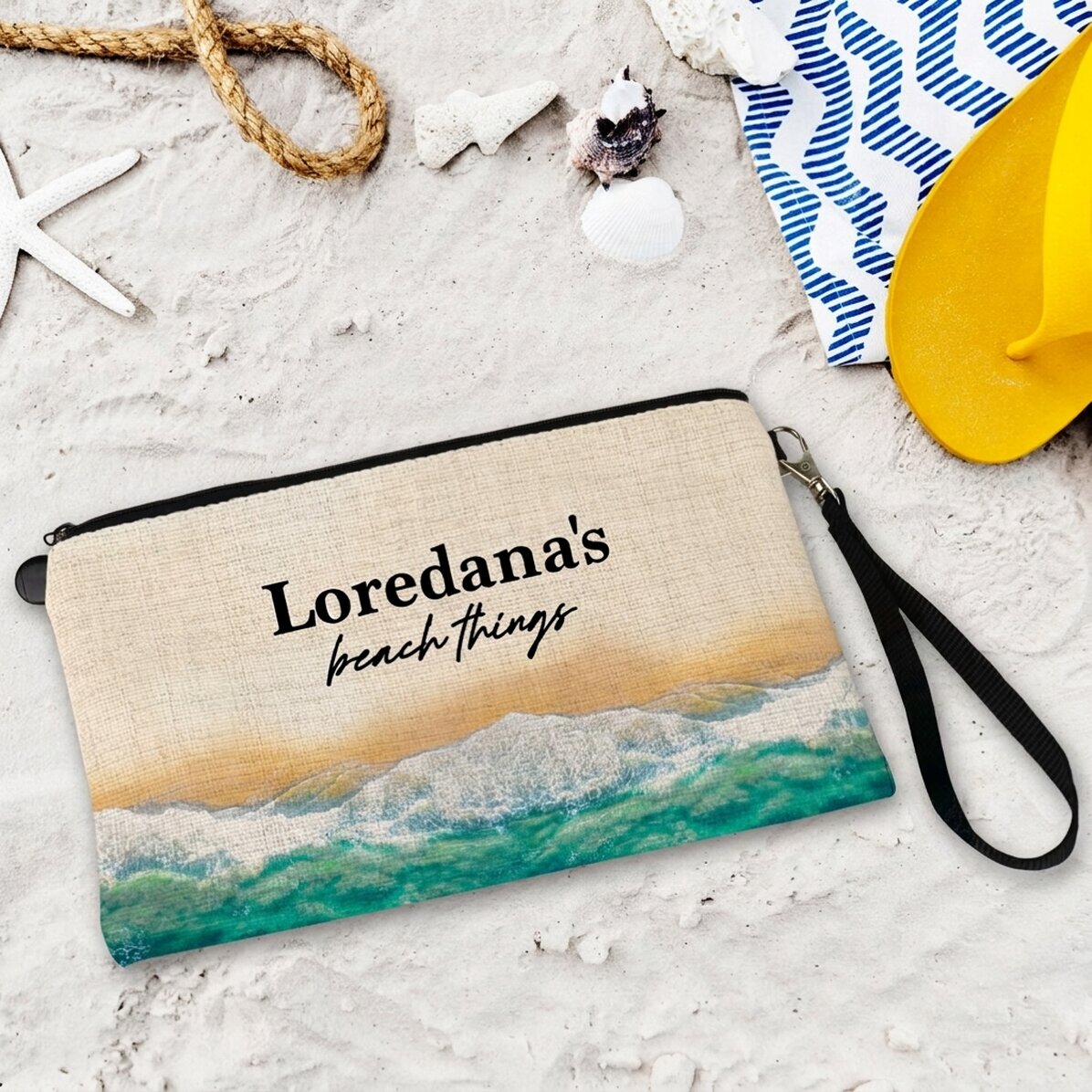 Personalised accessory kit with text - Beach stuff