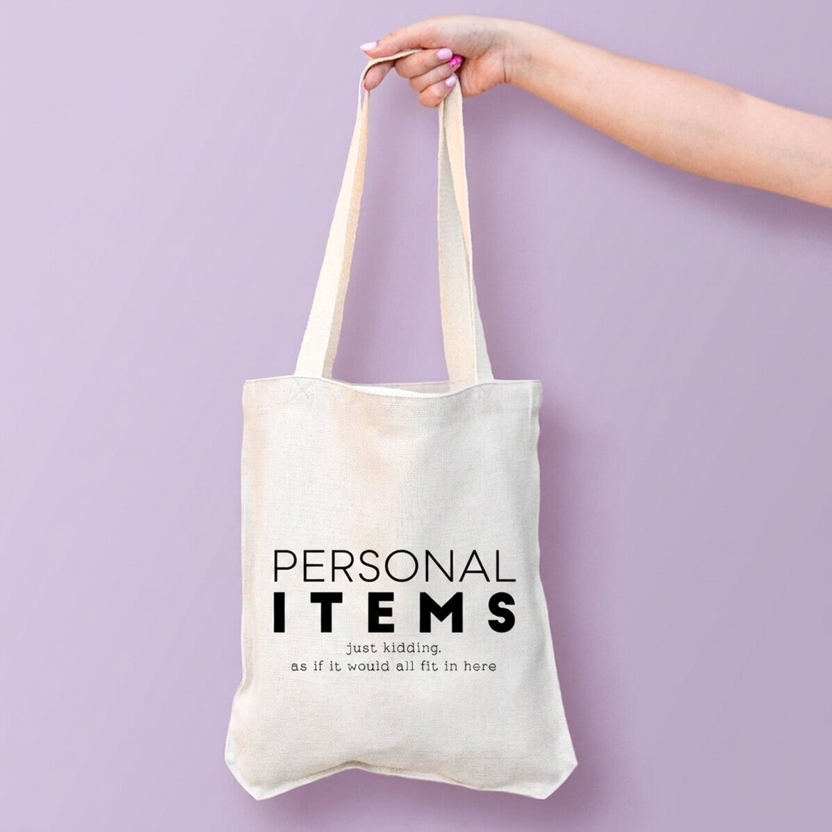 Personalised bag with text - Emotional Baggage