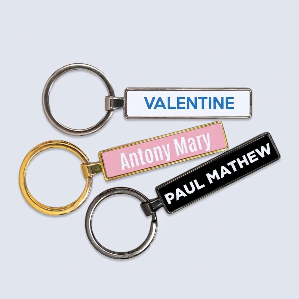 Personalised keyring with your name
