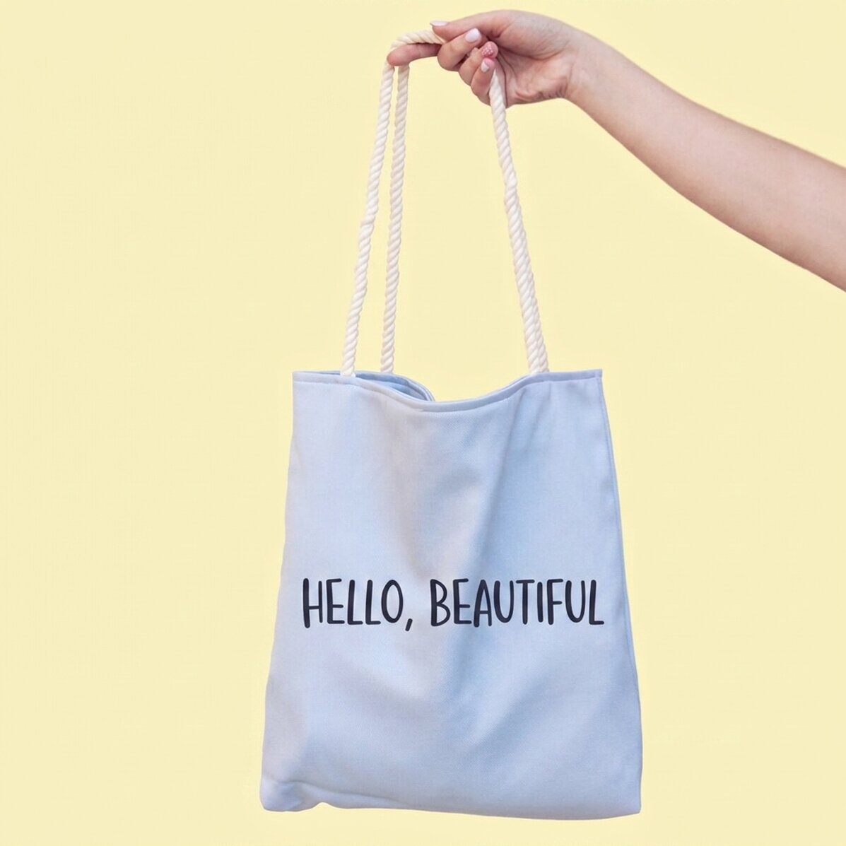 Personalised bag with text - Ciao, bella