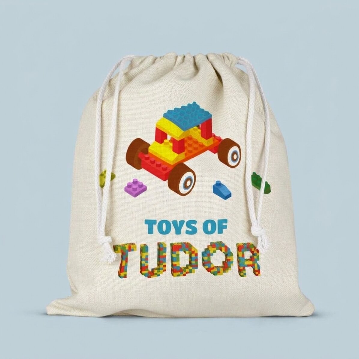 Medium personalised bag with text - Lego