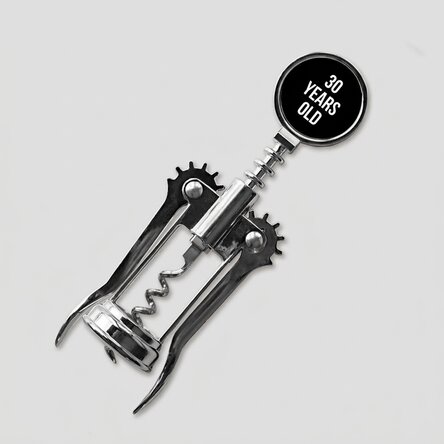 Personalised corkscrew with text
