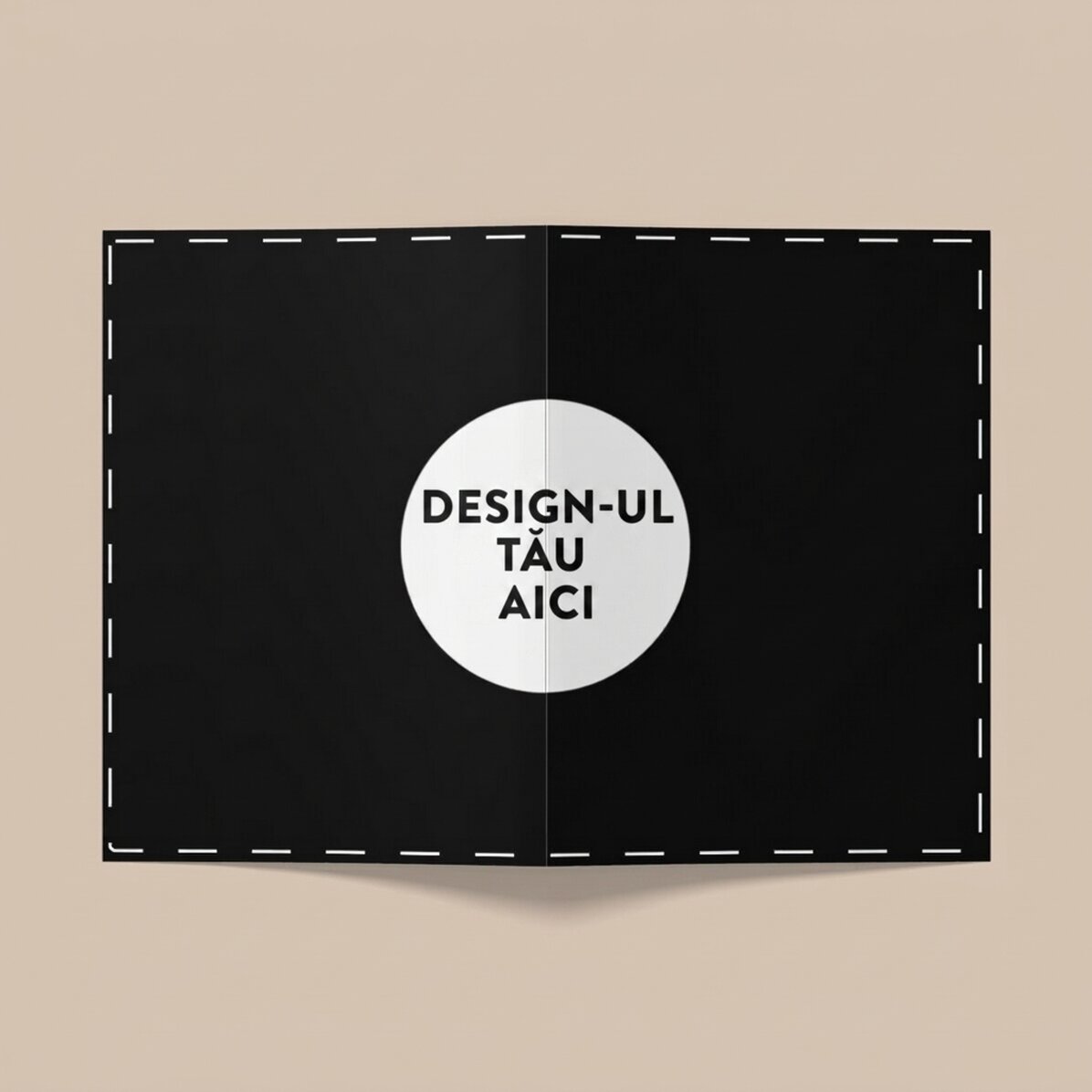 Personalised greeting card with your own design - Landscape