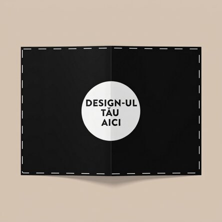 Personalised greeting card with your own design - Landscape