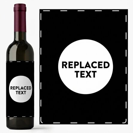 Personalised wine with your own graphics