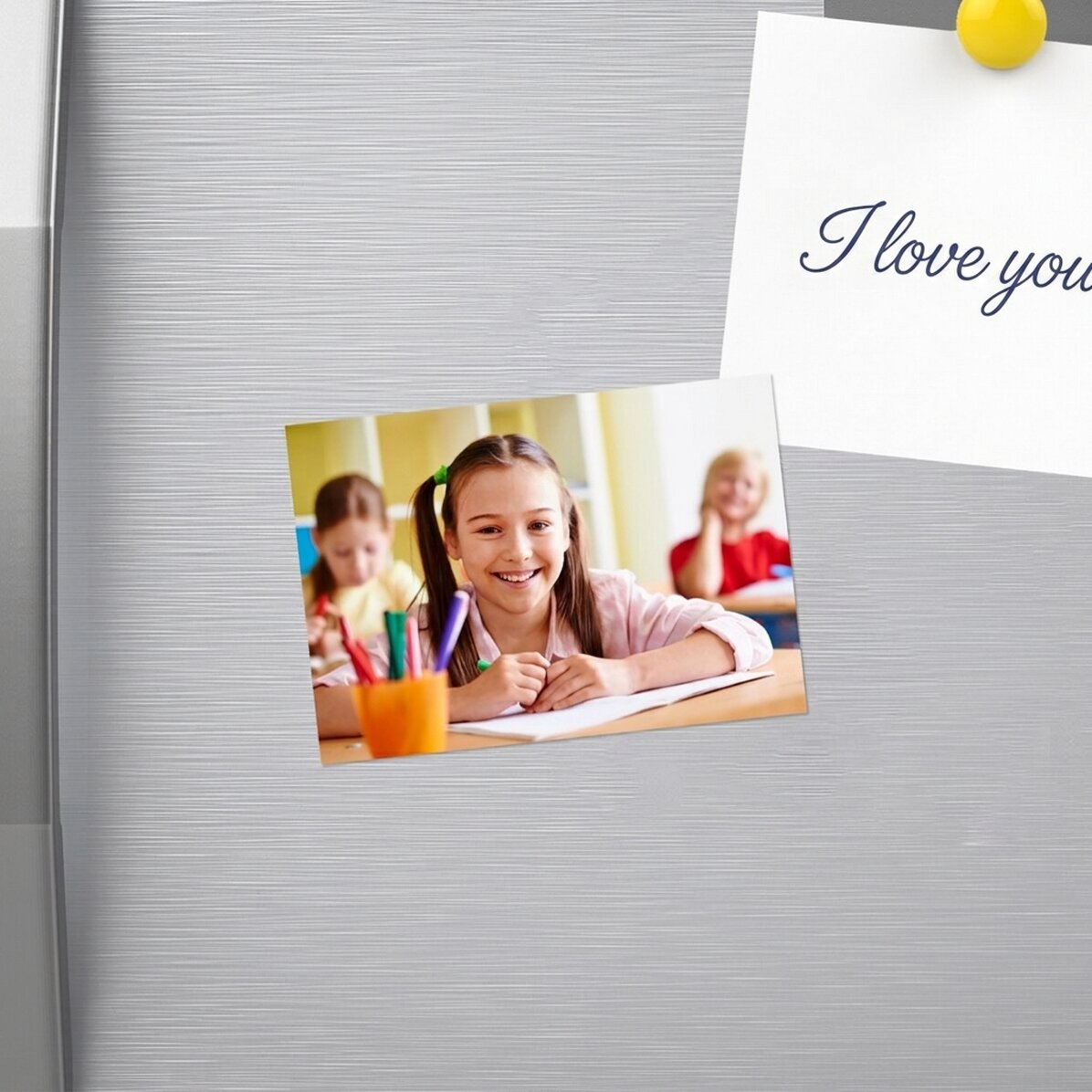 10x7 cm magnet personalised with a photo