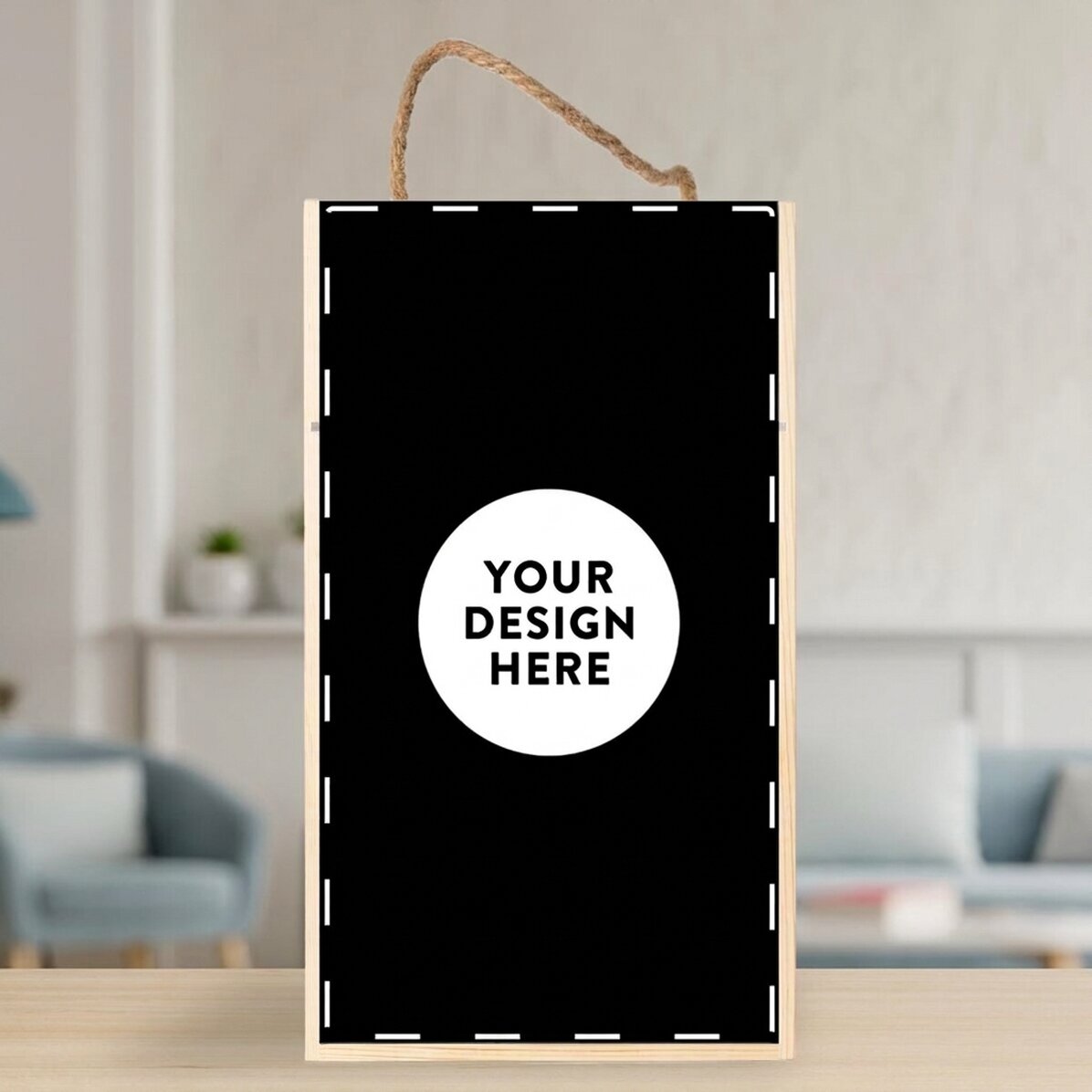 Wine box for 2 bottles personalised with your graphics