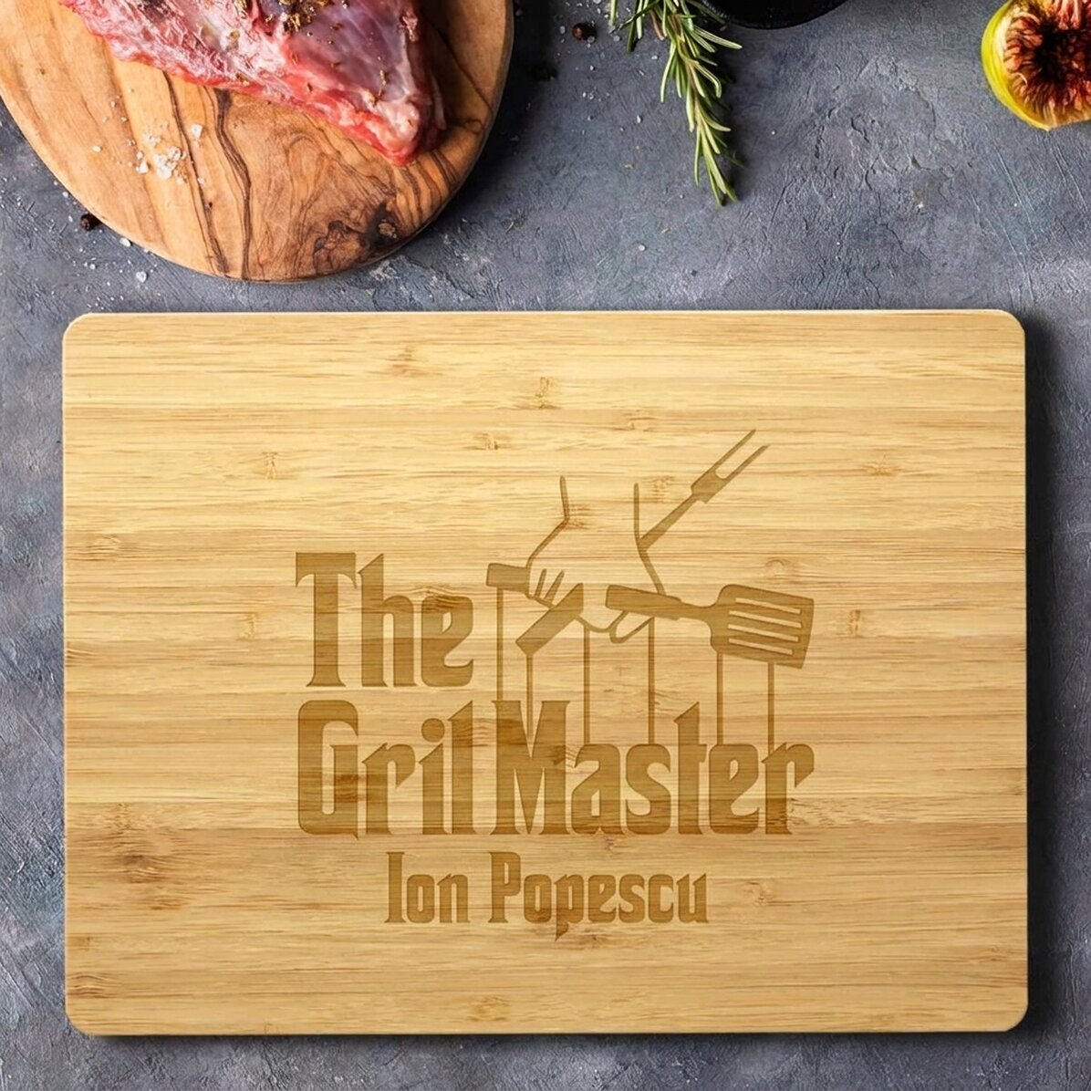 Personalised chopper with text - The Grillfather
