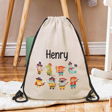 Personalised backpack with name - Pirates