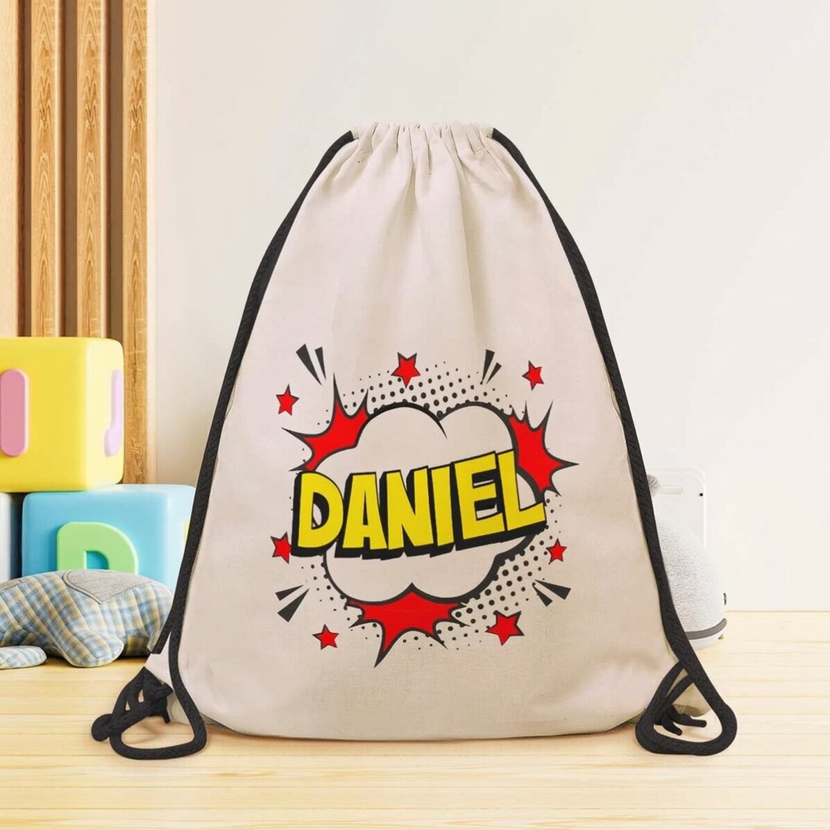 Personalised backpack with name - Comics