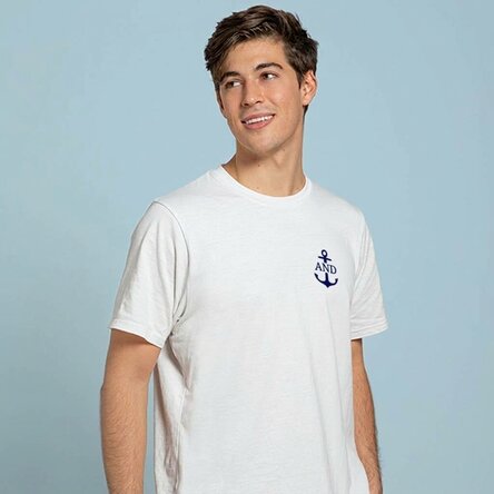 Personalised T-shirt with initials - Anchor / Sailor