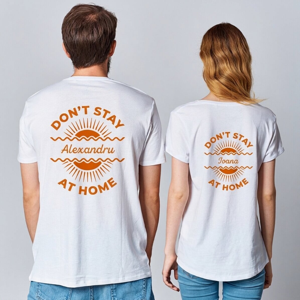 Personalised T-shirt with text - I don