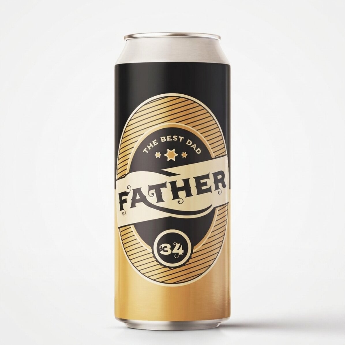 Personalised beer can with text - Happy Birthday!